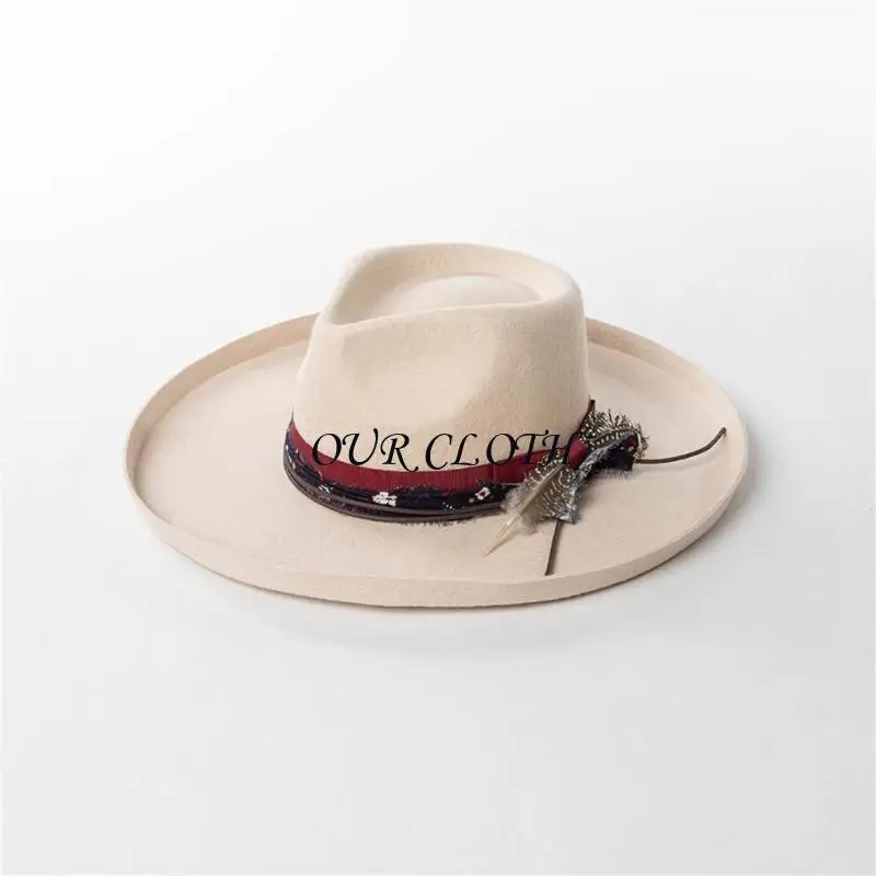 

Классическая шляпа-хомбург, панама, подарок для парня, цилиндр с широкими полями Y1AC