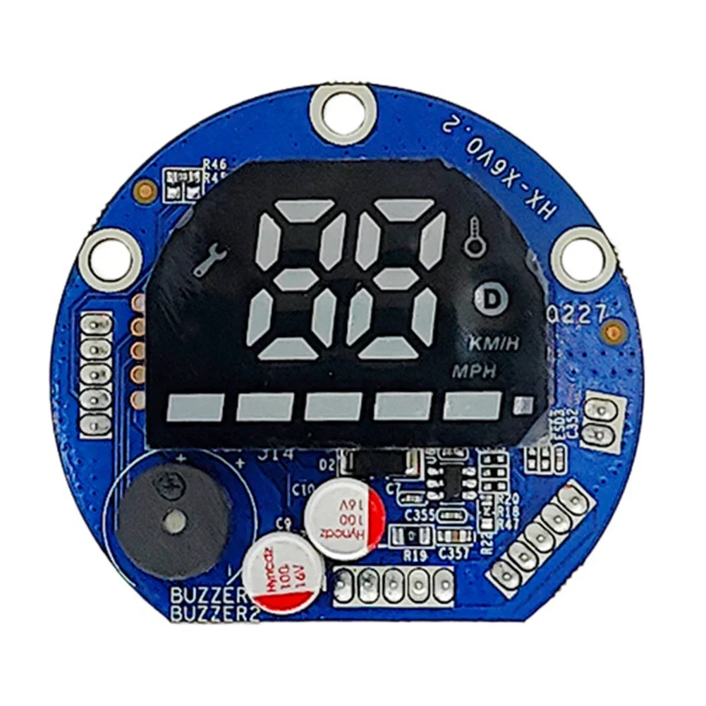 Controller Display Assembly for HX For X6 Electric Scooters Robust 36 Volt Meter Replacement Kit Available Now