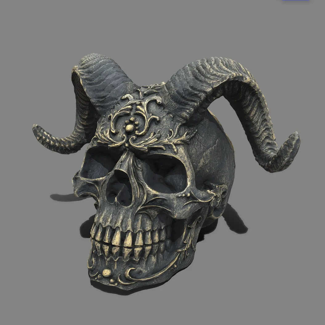 Resin Human Skull Key Storage Hook Wall Mount Skeleton Sculpture Desk Ornament Statue Home Party Halloween Decoration Gift