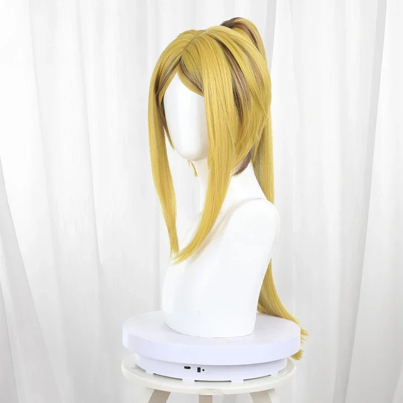 Rouguang Witch Co., Ltd. Yuegu Renmei Golden ponytail cosplay wig