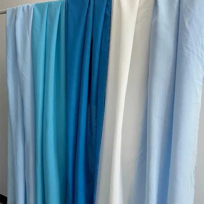 Semi‑Transparent Chiffon Gauze Fabric Sheer Drapery Cloth for Wedding Scene Decoration Event Backdrop & Handmade DIY Material