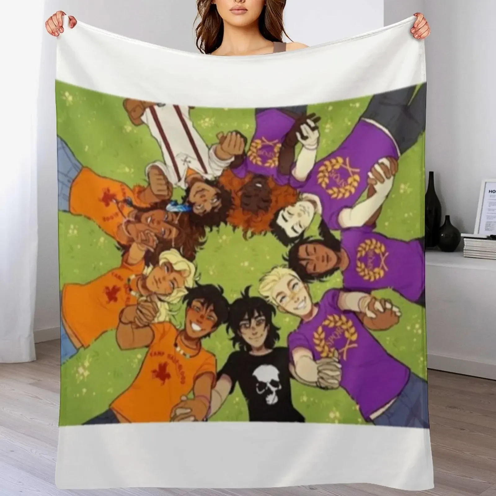 Heroes Of Olympus Throw Blanket Giant Sofa blankets and throws Luxury Throw Luxury Thicken Blankets