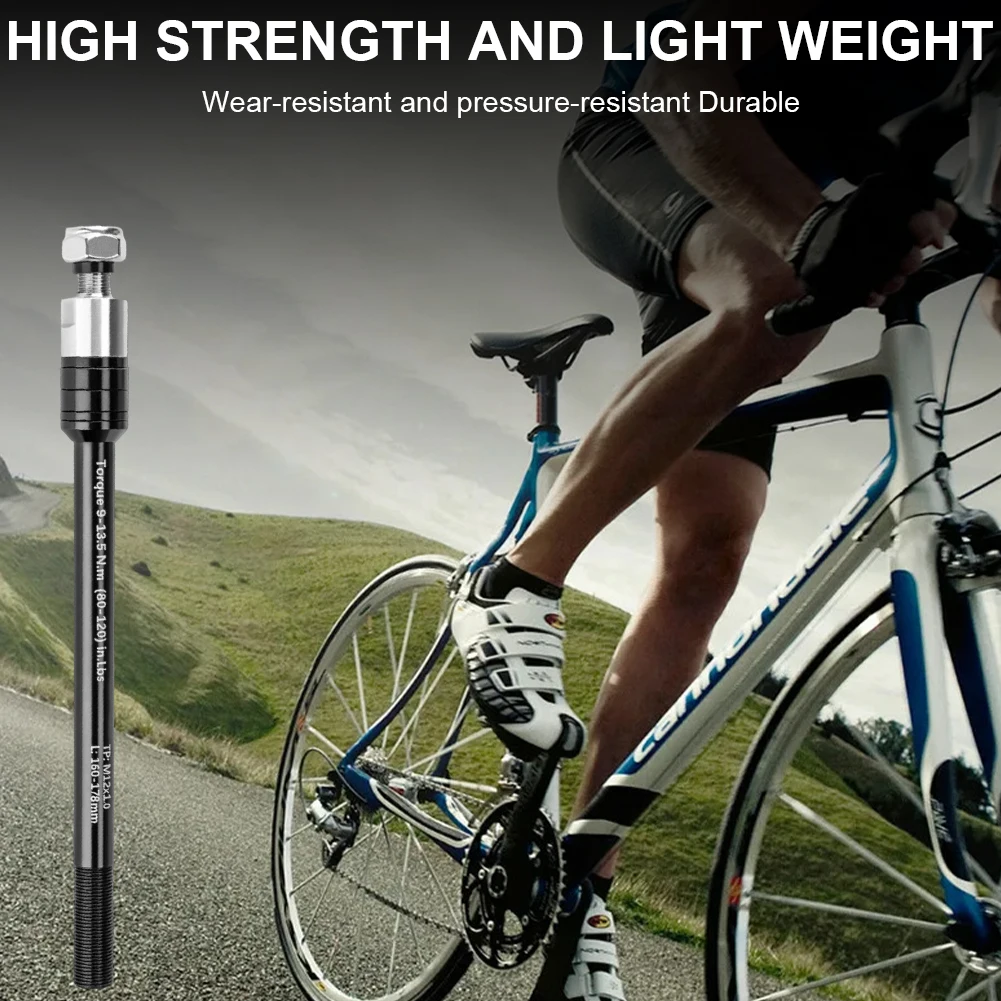 Bike Front Fork Axle 160-178MM P1.0 Bike Trailer Hitch Thru Axles Adapter Bicycle Axle for Bicycle Trailer Hitchs