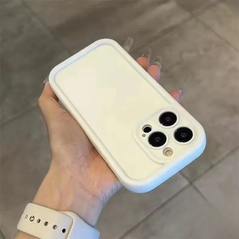 Für Vivo Y28 Y200 GT Y100A Y37 T3 Ultra Pro Y03 Y18E Y18i Y28S Y36T Y03T IQOO Z9 Turbo + T3 Lite Z9S Pro Candy Einfarbig Abdeckung