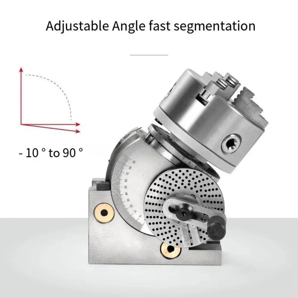Universal Milling Machine Simple Fast Rotary Indexing Disc Vertical Horizontal Indexing Head Three Equal Division Vertical