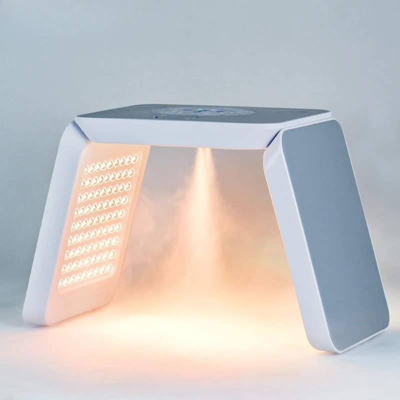 Red and Blue Light Spray Spectrometer LED 7-color Folding Beauty Mask Hydration Light Therapy Beauty Instrument
