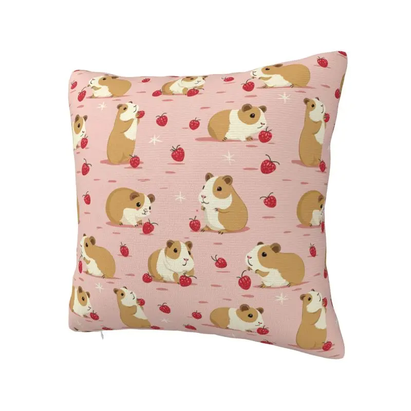 Cute Giant Cavy Capybara Cushion Cover 55x55 cm Polyester Soft Throw Pillow Case For Sofa Chair Decoration Bedding Pillowslip