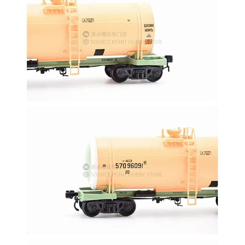 

Масштабная модель железнодорожного нефтяного цистерна HO 1:87, пластиковая, российская, 15-C863, SJLKN004, классика, сувенир для взрослых, статическая модель для демонстрации