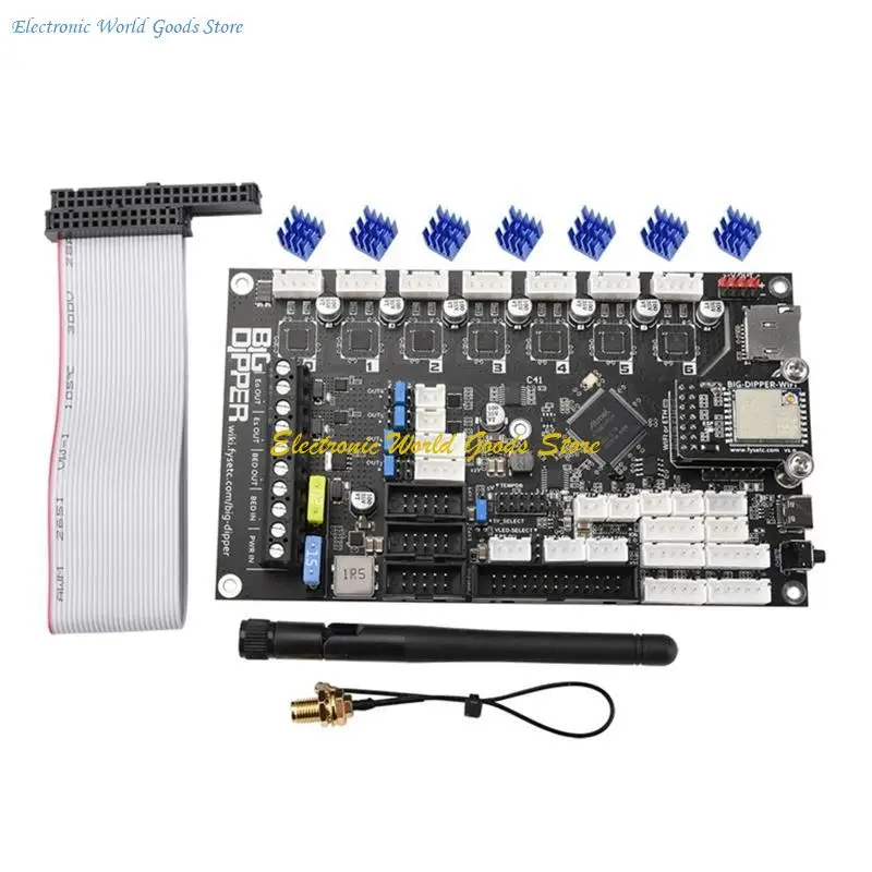 

Upgrade 3D Printer Control Board Large Dipper Duet 3 Mini 5+ WiFi Adapter for Voron BLV TMC2209 3D Printer Module Part