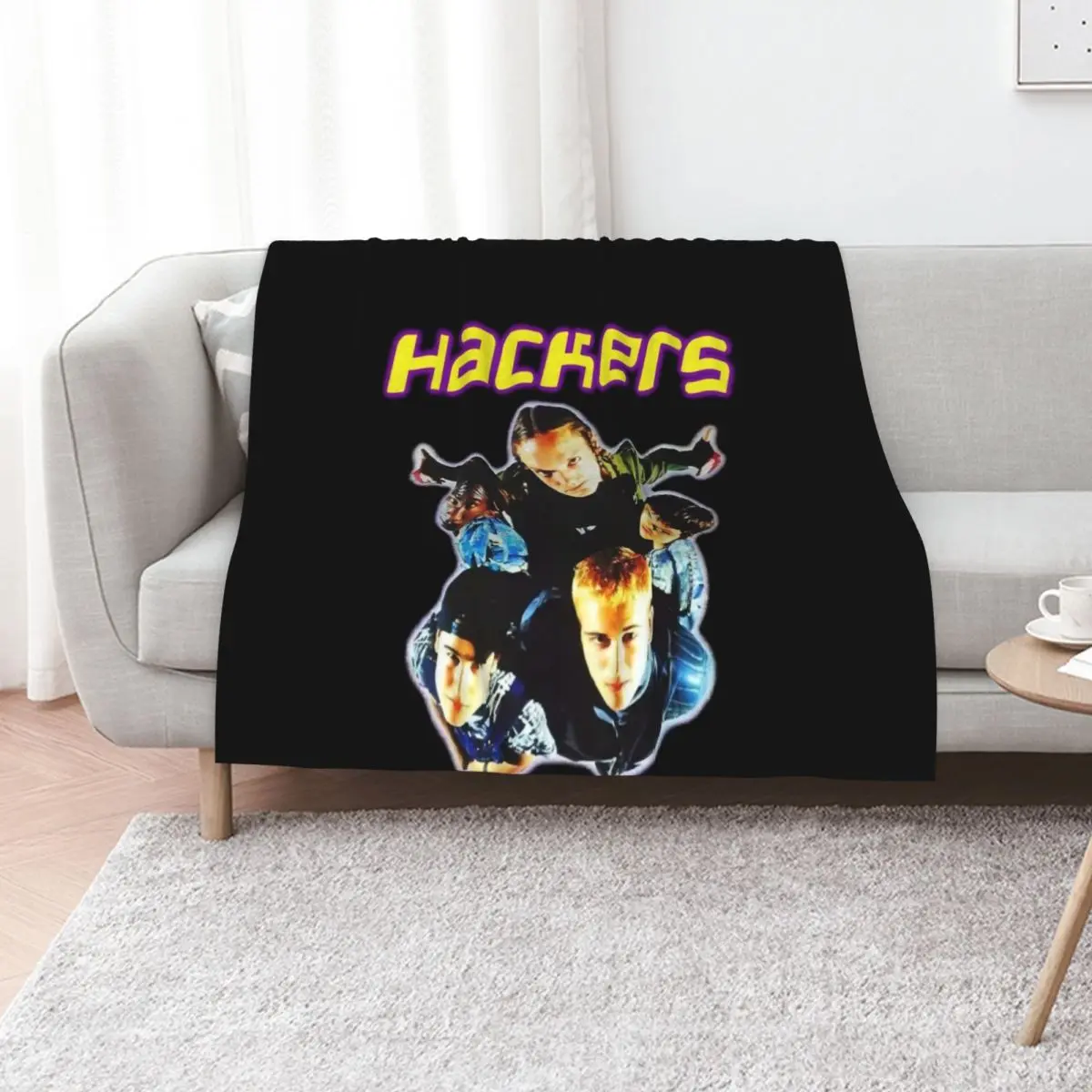 Hackers Throw Blanket halloween Beach Moving Comforter cosplay anime manga Blankets