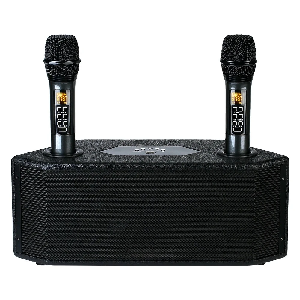 Home Outdoor Karaoke Microphone Speaker Built-in Battery Wireless Bluetooth