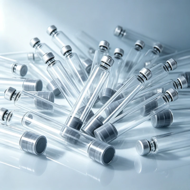 10-50pcs Insulin Sterilized Cassette Insulin Glass Bottle 3ml Lipgloss Tubes Medical Aesthetic Bottle Individual Packaging