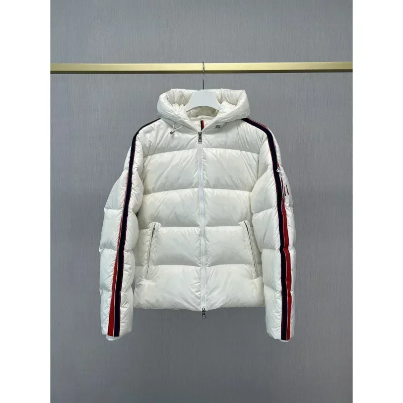 Doudoune à capuche en duvet d'oie blanche pour homme, manteau chaud, pardessus thermique, coupe couvertes, décontracté, mâle, hiver, haute qualité, Mo * Alexand* r