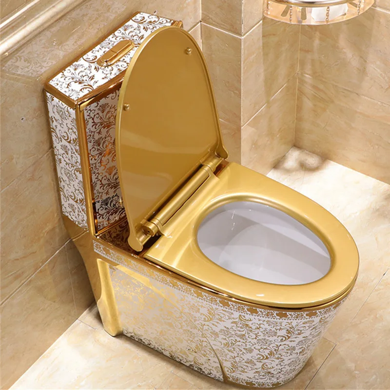 Toilet,Luxury Modern Design Good Quality Porcelain Inodoro Bathroom Floor Mounted Toilet Bowl Ceramic One Piece Toilet Commode