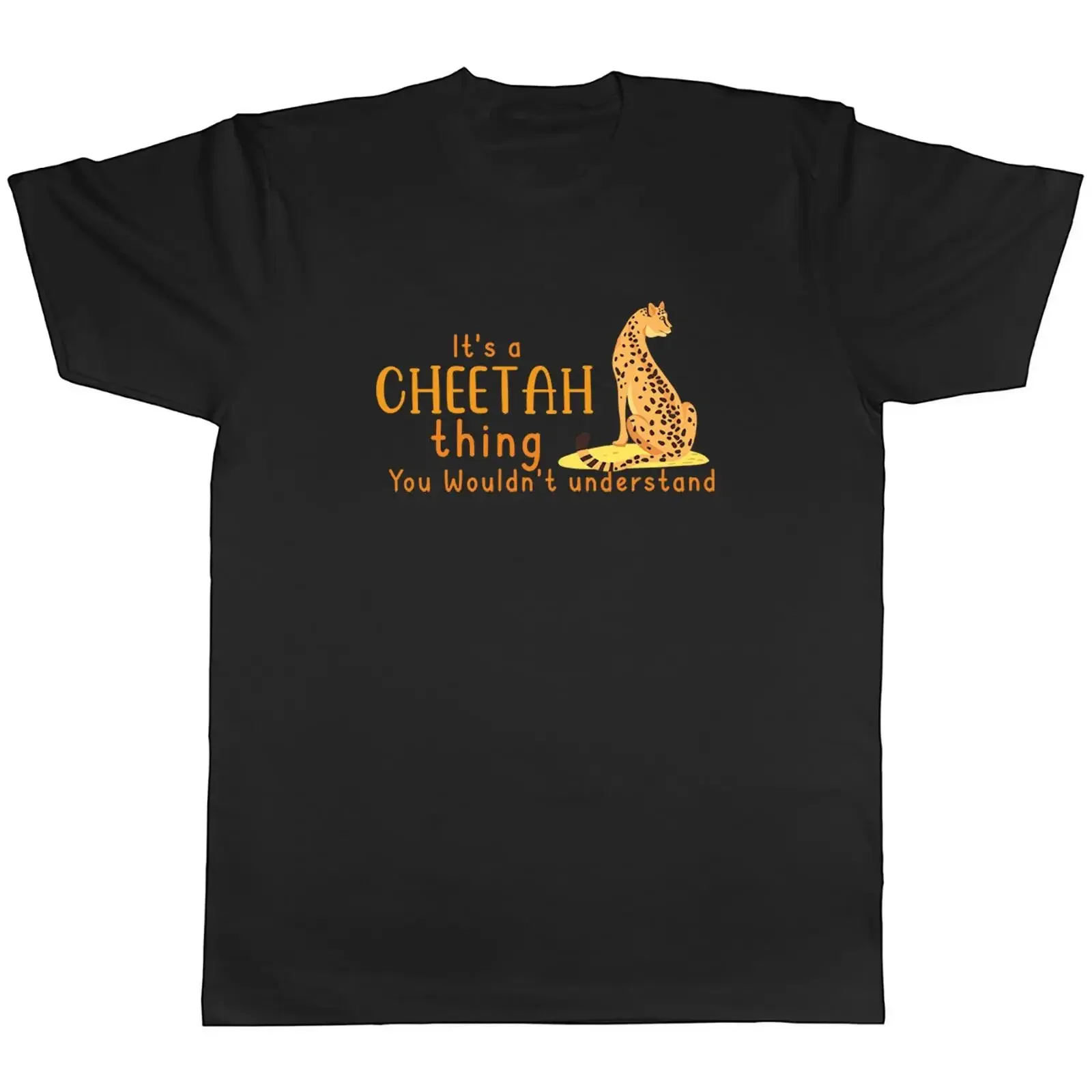 Мужская футболка Cheetah Thing с принтом животных, леса и дикой природы, винтажный стиль, с эффектом потертости, для повседневной носки, унисекс, комфортная.
