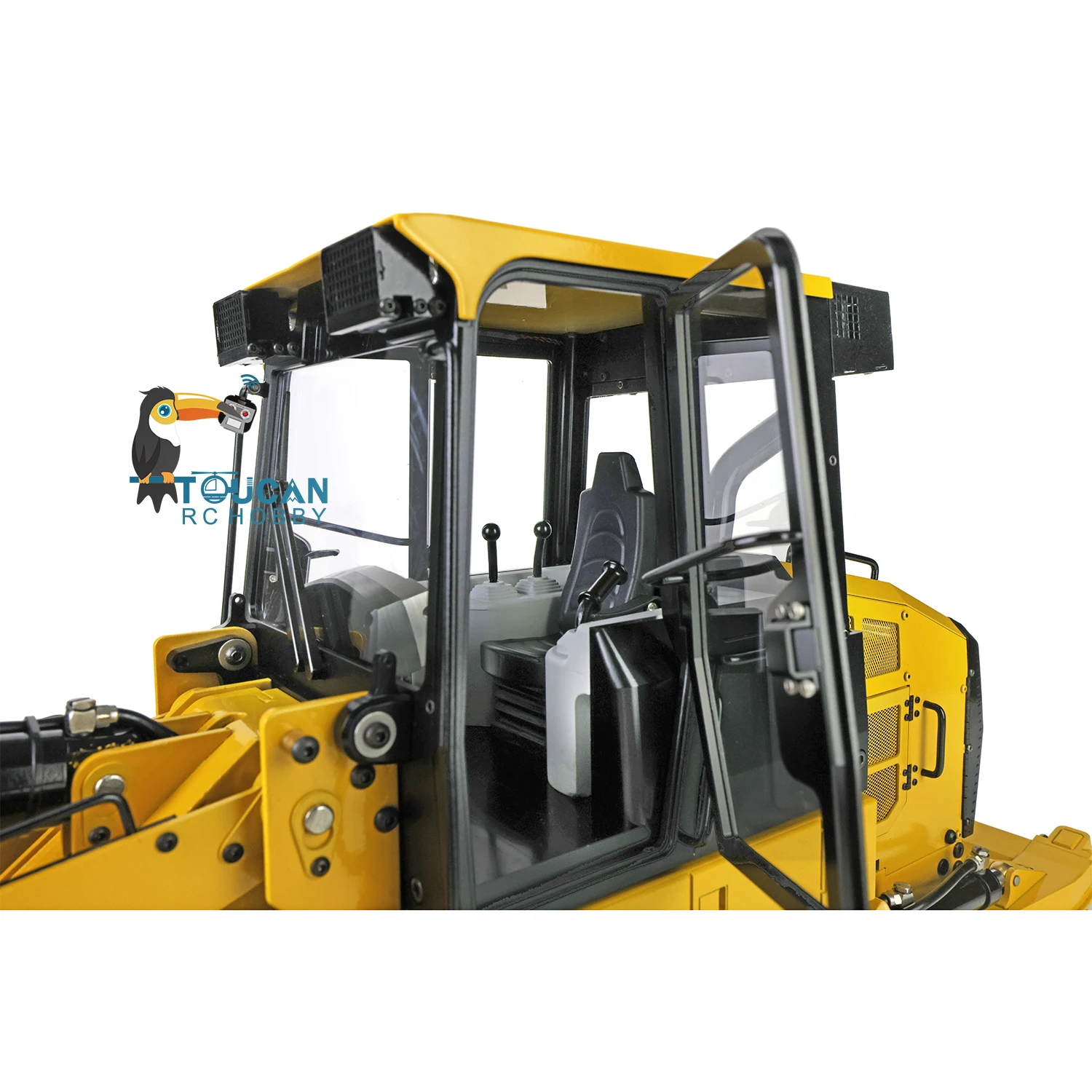 

US Stock Toys 1/14 963D JDM Model Metal Tracked RC Hydraulic Loader Valve Pump Painted Assembled Car Sound Light Model for Boys