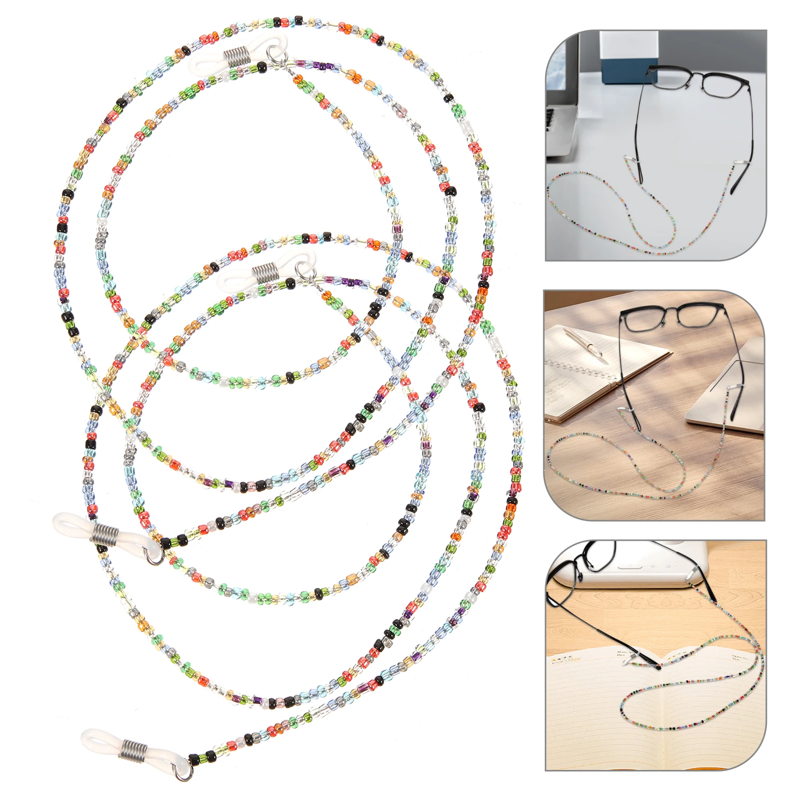 

2 Pcs Glasses Chain Cords Eyeglasses Rope Lanyard Ropes Anti Lost Strap Prevent from Coming off