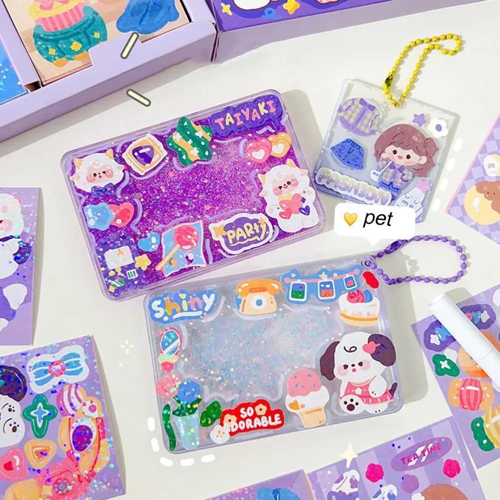 20 fogli di cancelleria adesivo impermeabile Kawaii Cartoon Stickers Cute Handbook Sticker Scrapbooking Diary Journal Planner Sticker