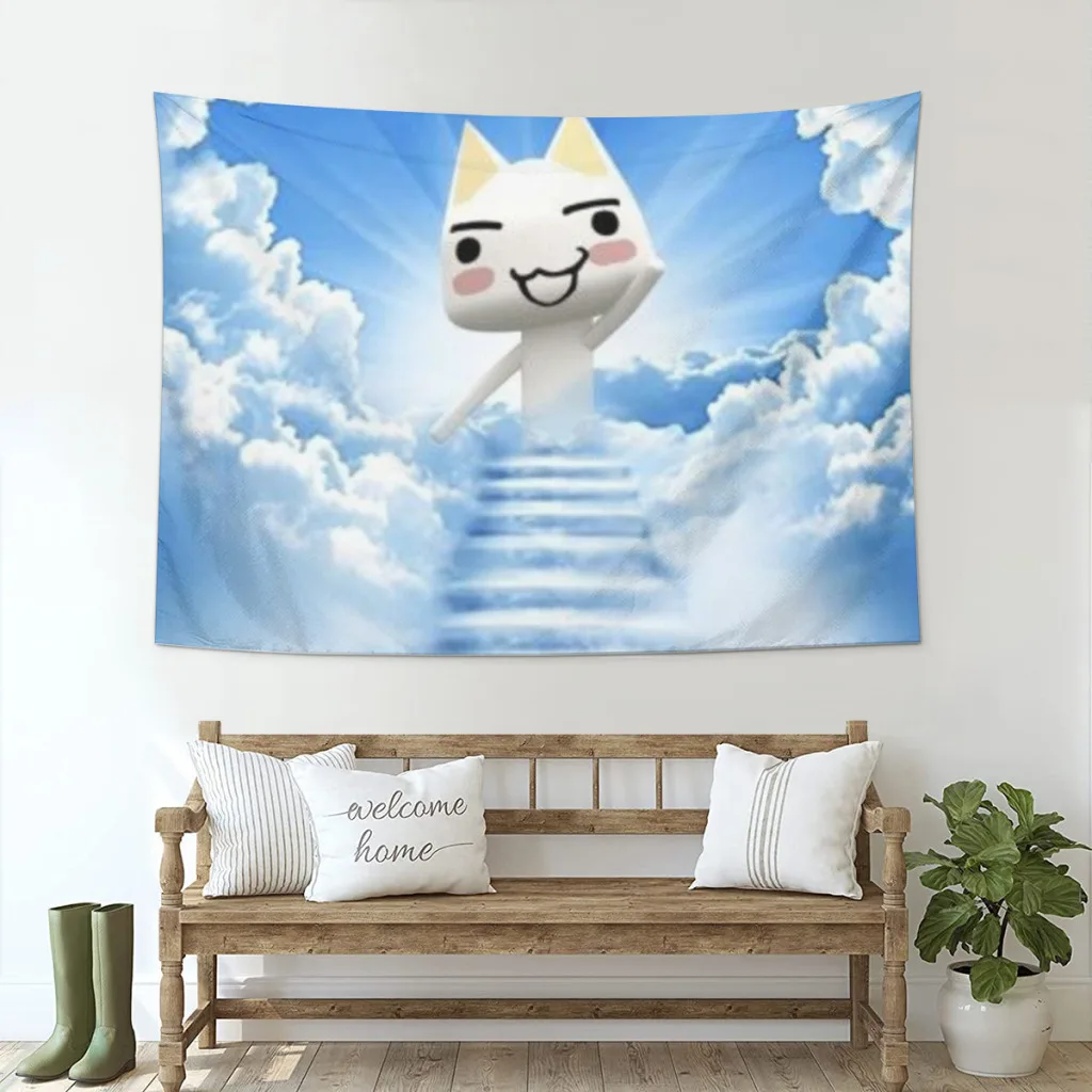 

Inoue Toro Cute Cat Tapestries Room Decoration Items Home Décor Bedroom Wall Decorating Cloth