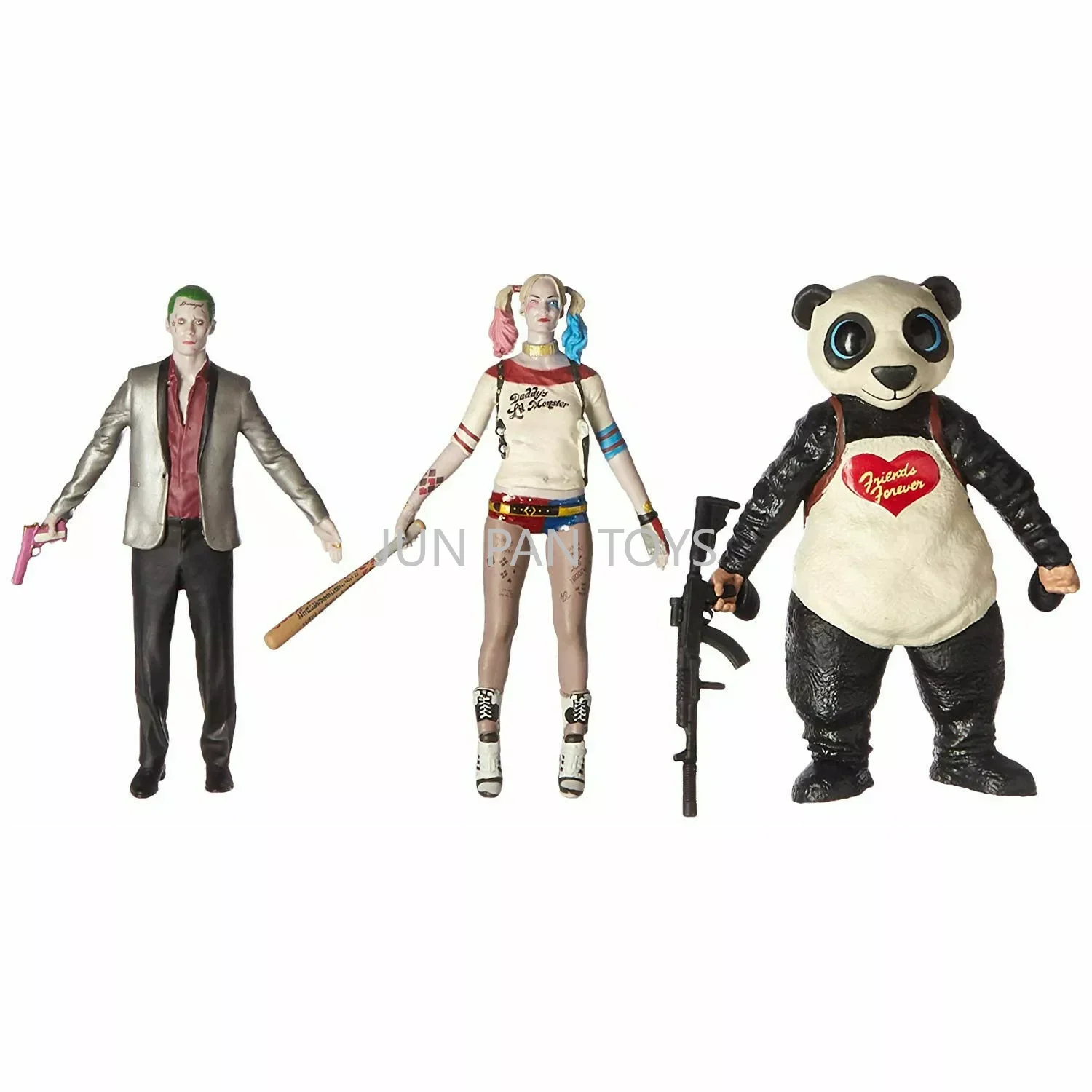 Suicide Squad Bendable Figure Harley Quinn The Joker Panda Action Figure Classic Movies Model Collectible Boy Childrens Toys 1pc