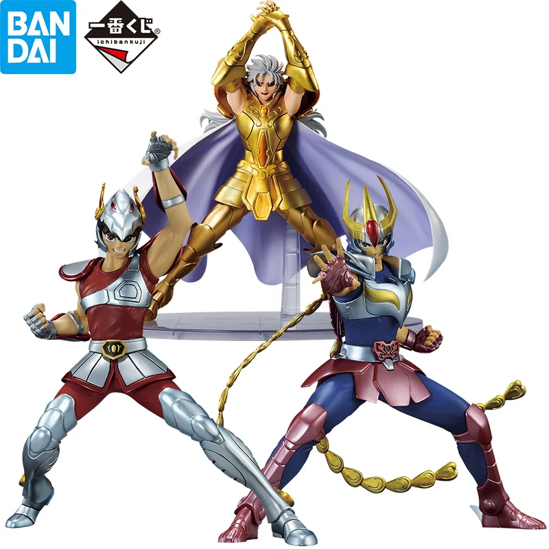 

In Stock BANDAI Ichiban Kuji Saint Seiya Gold Saint Edition Seiya Phoenix Ikki saga Figure Anime Action Model Toys Gift