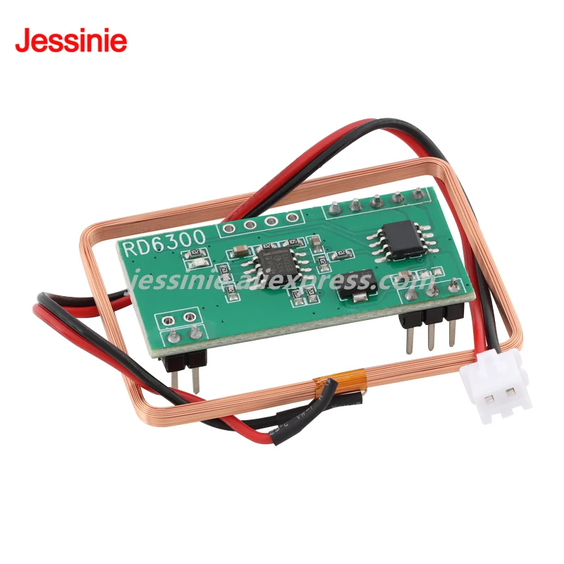 10pcs/1pc RDM6300 ID Card Reader Module RFID Radio Frequency Module Microcontroller UART Serial Port Output 125Khz for Arduino