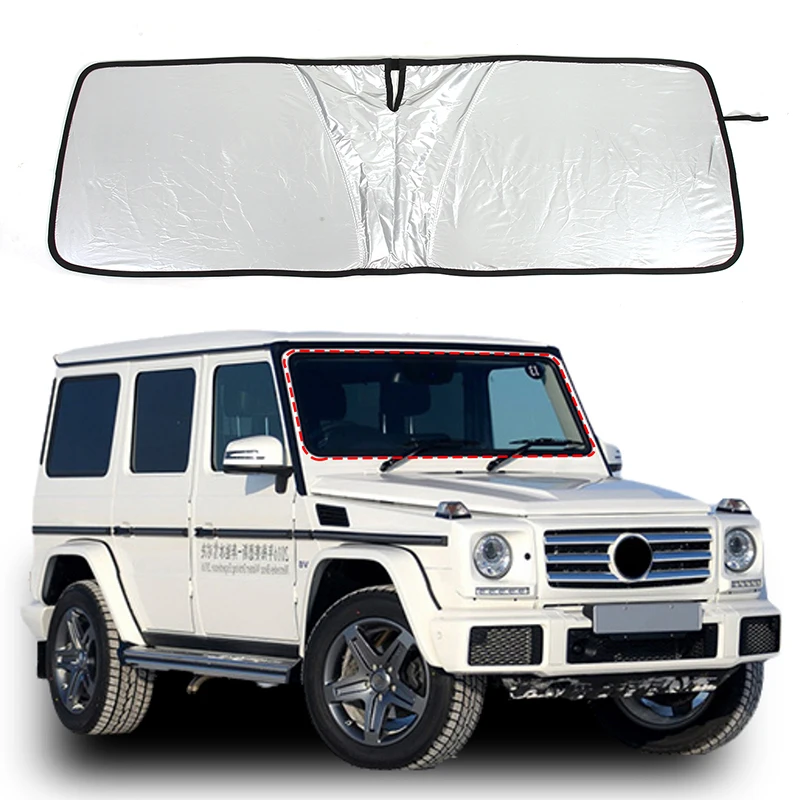 

For Mercedes Benz G-Class 2004-2025+ Automotive front glass sunshade/summer UV reflective sunshade