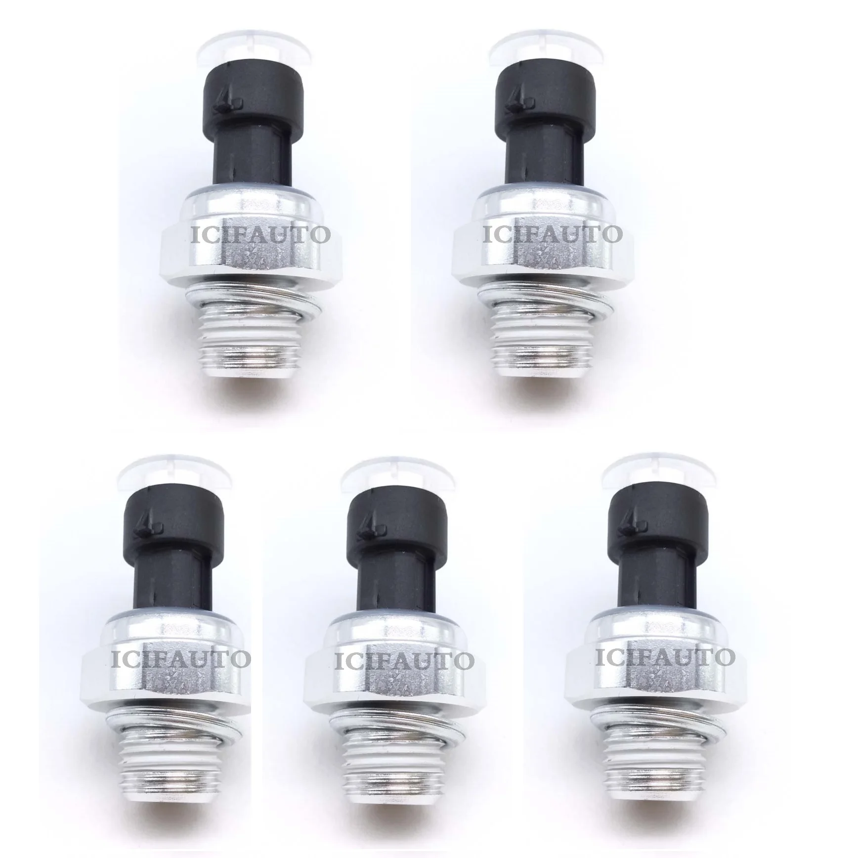 5 x Oil Pressure Sender Sensor Switch for Buick Cadillac Chevrolet GMC Isuzu Saab with Metal Gauge Spacer D1846A,12616646