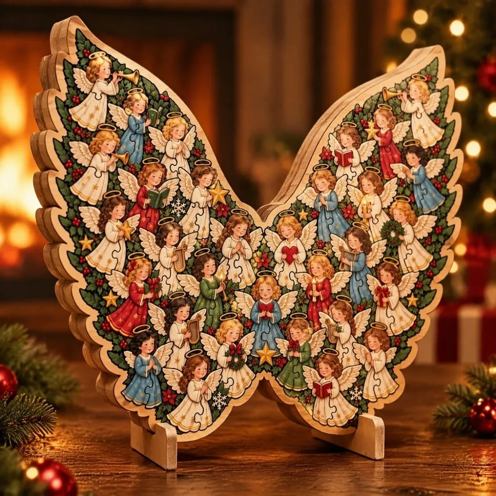 Creative Wooden Jigsaw Puzzle Animal Shape Unique Shape Unique Shape Puzzle With Stand Festive Shaped Christmas Puzzle Party