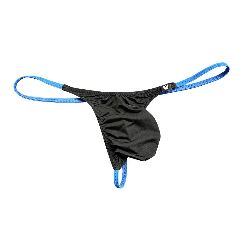 Men's Underwear Male Large U Convex Pouch Thongs Everyday Ice Thin Thong Breathable Underpants