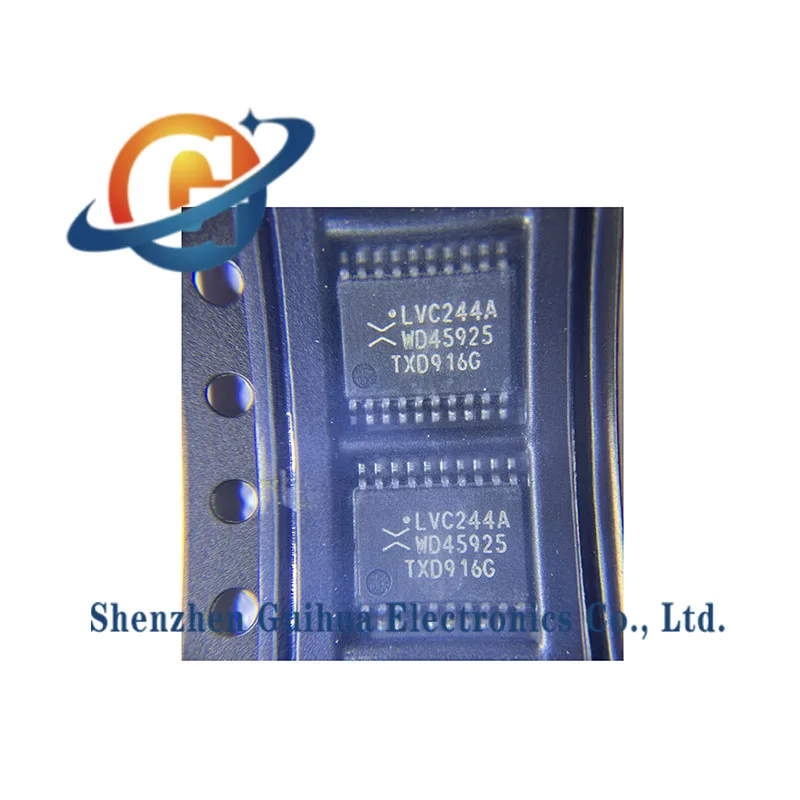 10pcs brand new original 74LVC244APW 74LVC244APW, 118 silk screen LVC244A TSSOP-20 tri state output eight channel buffer