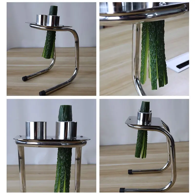 Popular Sushi Store Cucumber Cutting Machine Manual Stainless Steel Vegetables Cut Strip Machine