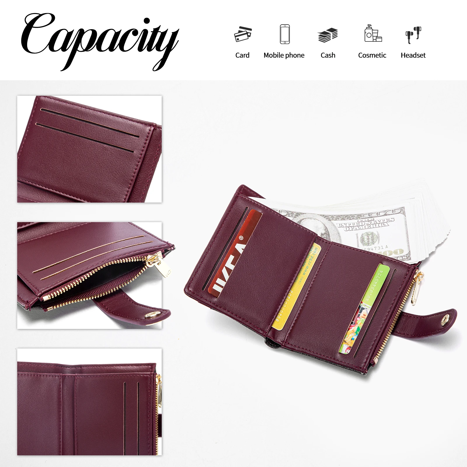 C-H Wallet 2026 New Two Fold Card Pack Zero Wallet