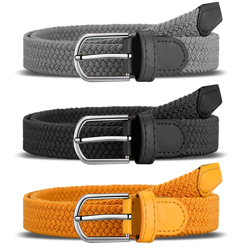 Modischer, elastischer, geflochtener Damengürtel im koreanischen Stil, robustes, geflochtenes Design, vielseitiger dekorativer Gürtel für Studenten, Unisex – Detail 3