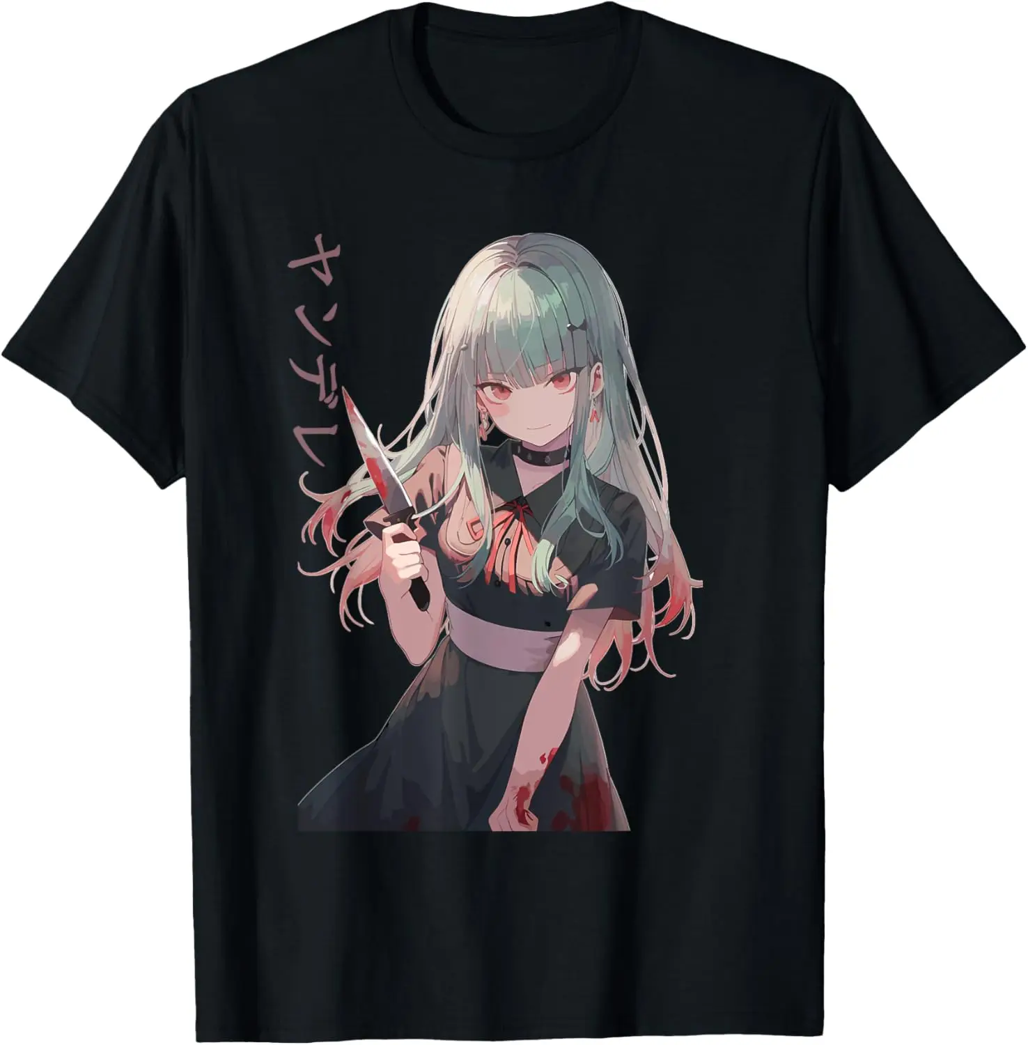 Gesugao Yandere Manga Anime Girl Character T-Shirt