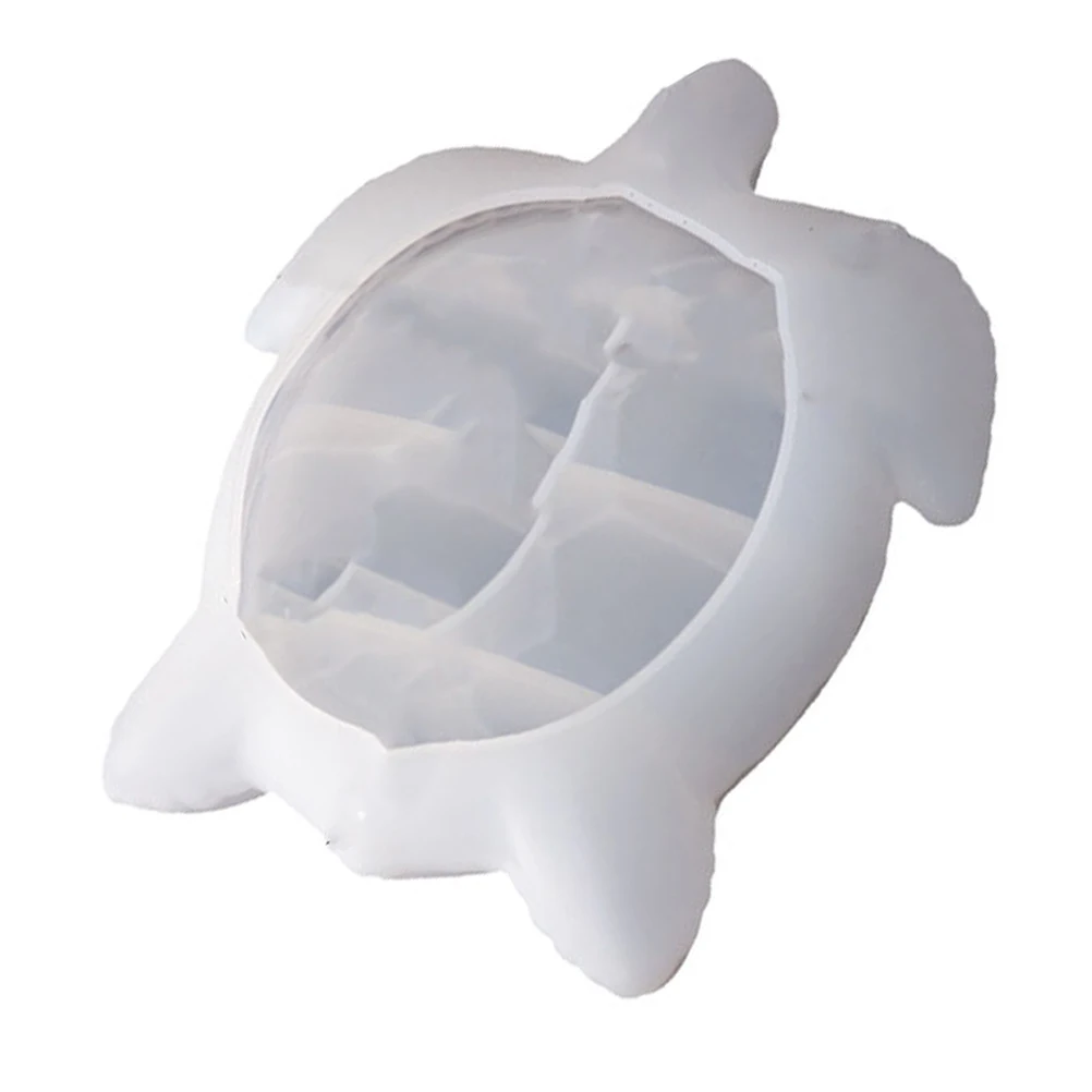 

Crystal Glue Tortoise Mold Resin Plate White Silicone DIY Crafts Jewelry Accessories Making Creative Tray molds Unique Design