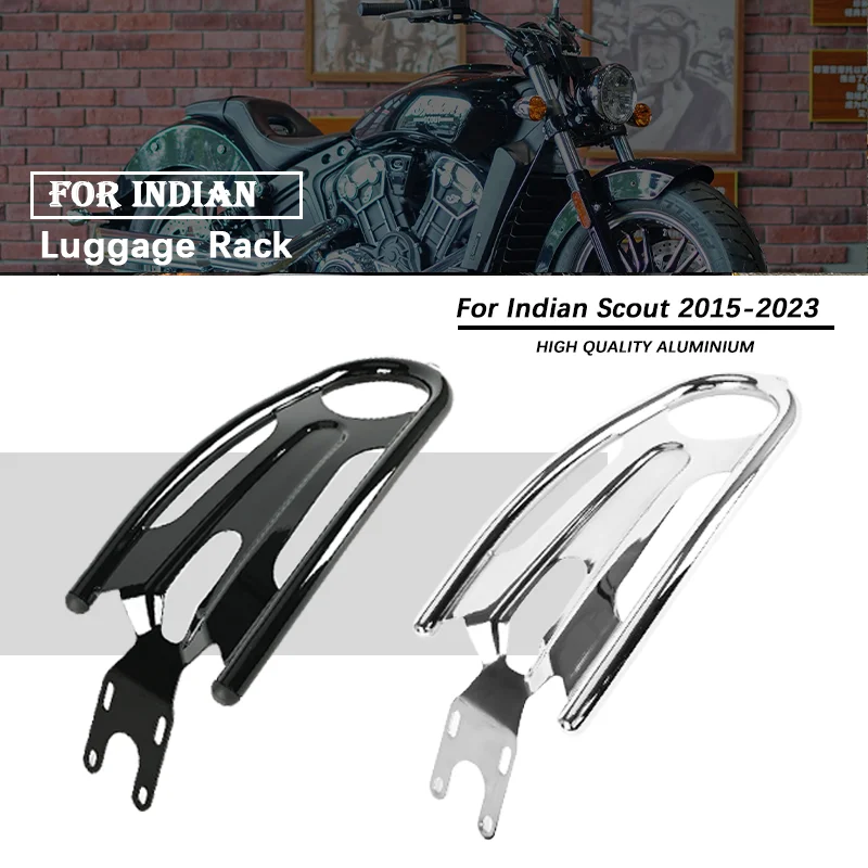 Motorcycle Luggage Rack Rear Tailstock Shelves  Luggage Holder For Indian Scout Sixty ABS 100th Anniversary 2015-2023