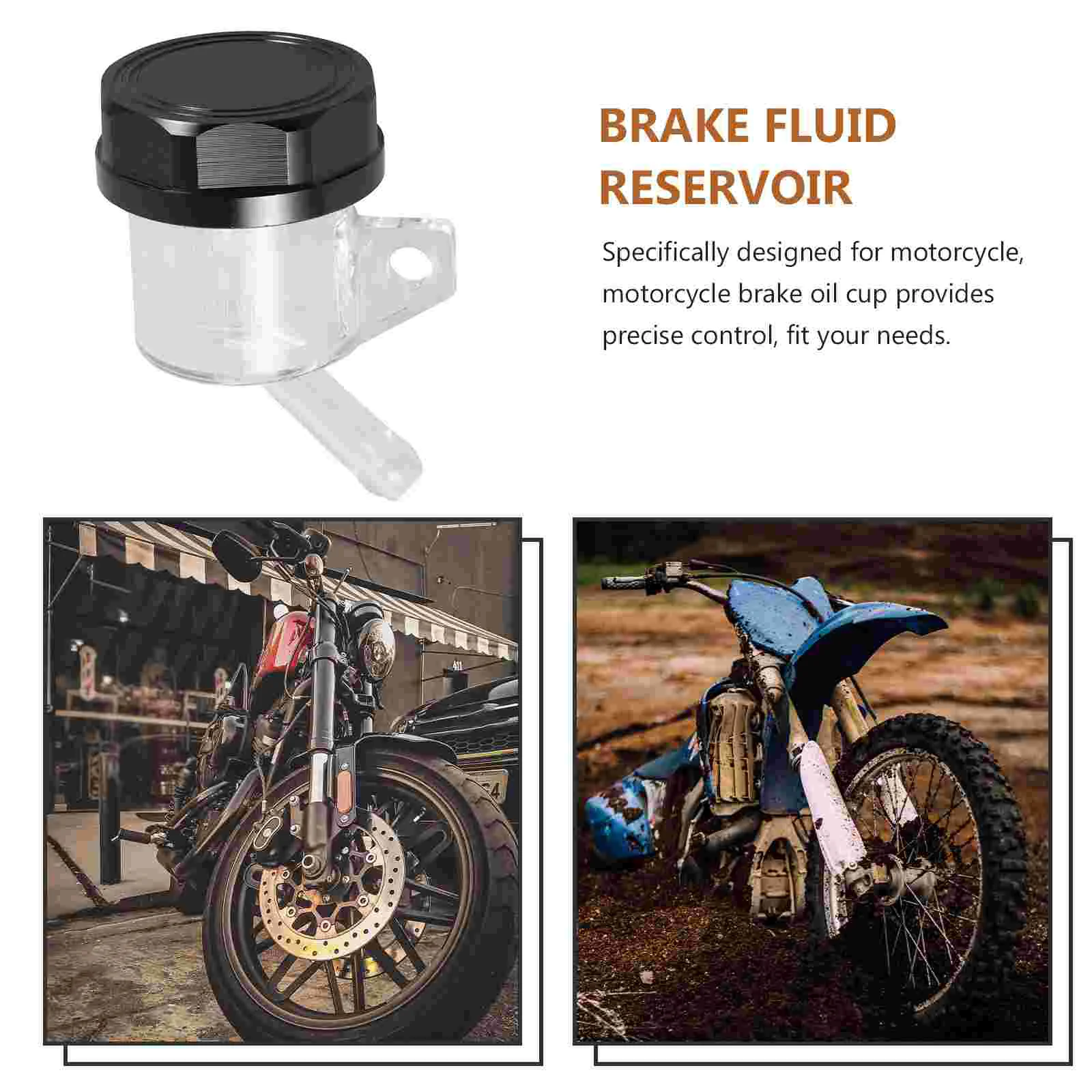 Brake Pump Oil Bottle Engine Mount Motorcycle Rear Fluid Reservoir Abs Master Cylinder