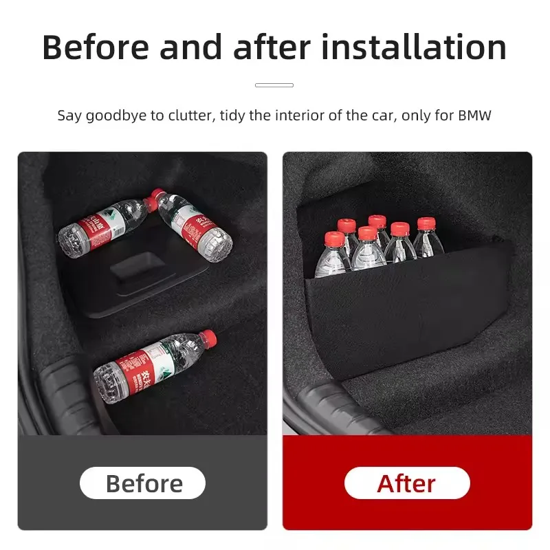 For BMW 2 Series Active Tourer F45 2014~2021 Car Organizer Trunk Side Partition Trunk Interior Storage Box Parts - view 6