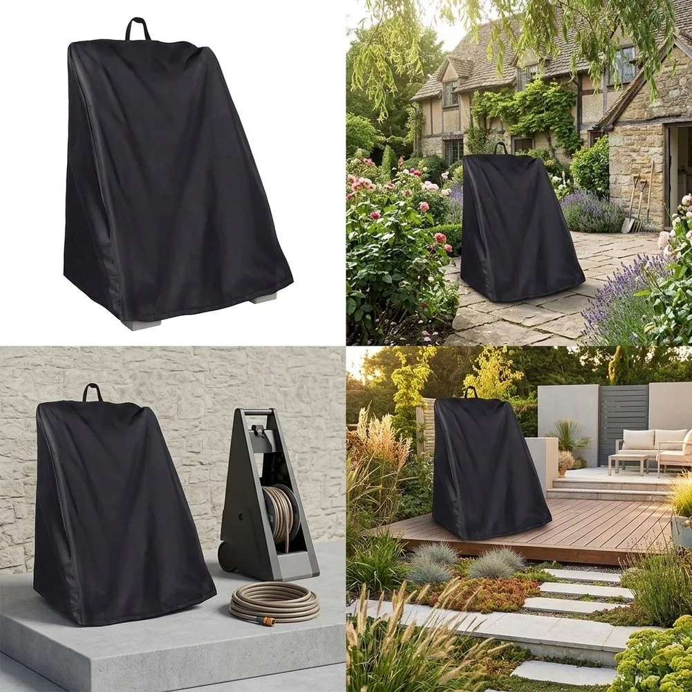 For Harsh Weather Conditions Garden Hose Cover Garden Cover Black 210D Oxford Cloth Double Thickened For Harsh