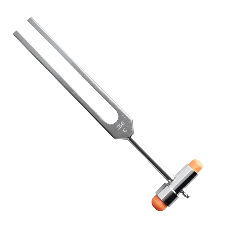 256Hz Body Muscle Relaxation Tuning Fork Neurological Percussor Buck Nerve Reflex Percussor Massager Hammer Sound Therapy Set D3