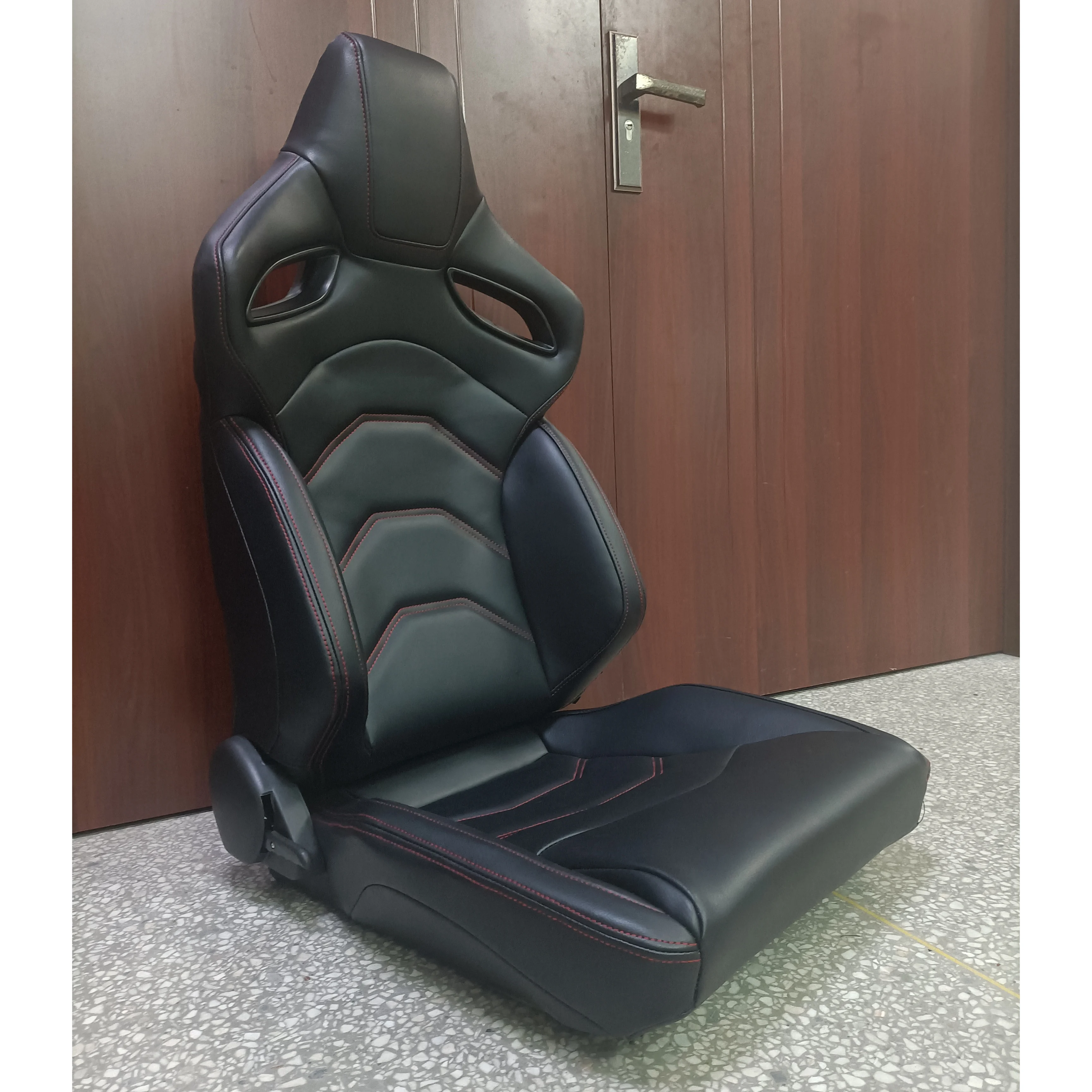 JIABEIR 9007 High Quality PVC Leather Adjustable Interior Accessories Simulator Sim Bucket Car Racing Seats