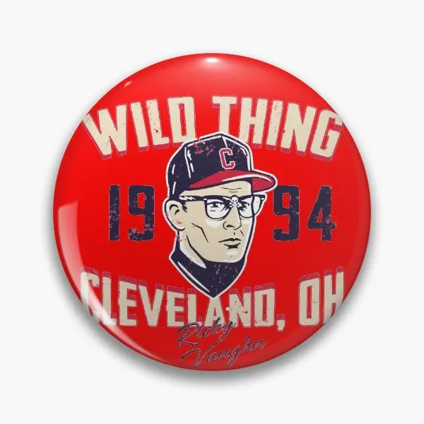 Wild Thing Cleveland Ohio  Soft Button Pin Funny Cartoon Women Cute Lapel Pin Lover Decor Creative Jewelry Fashion Collar Badge