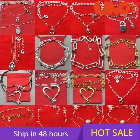 2025  New Spanish Bestselling Creative Fashion Simple Exquisite DIY Necklace Women's Romantic Jewelry Gift Bag
