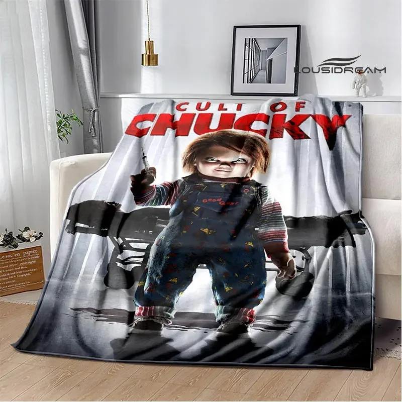 Horror movie Cult of Chucky printing blanket throw blanket thin blanket Warm and beautiful blanket