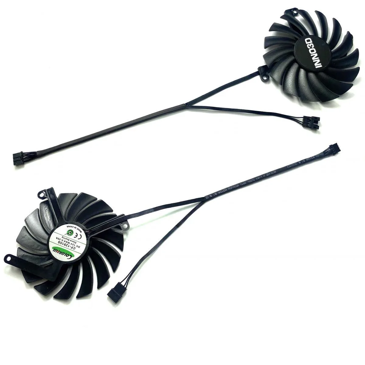 Imagem -04 - Ventilador da Placa Gráfica Cf12910s dc 12v 0.35a rt 3080ti 3070ti para Intel 3d Rtx 3080 3070 ti x3 oc Pcs