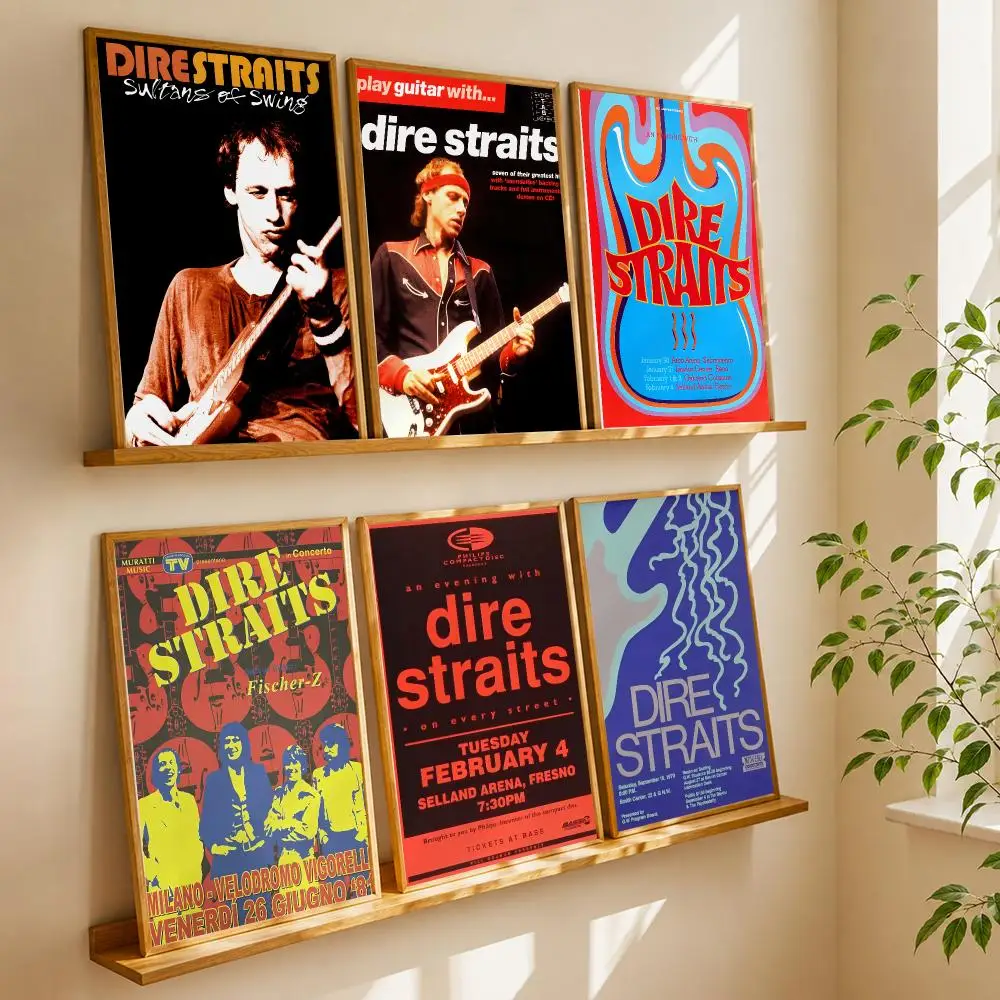 Singer D-Dire S-Straits Rock Band Poster HD Home Wall Stickers House Hallway Living Room Bedroom Bar Office Decor Art Prints