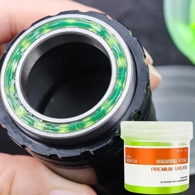 50g Bicycle Grease Green Applesauce Bearing Grease Hub Lubricants Oil Lubricant Lube Lipid Elements For Shimano