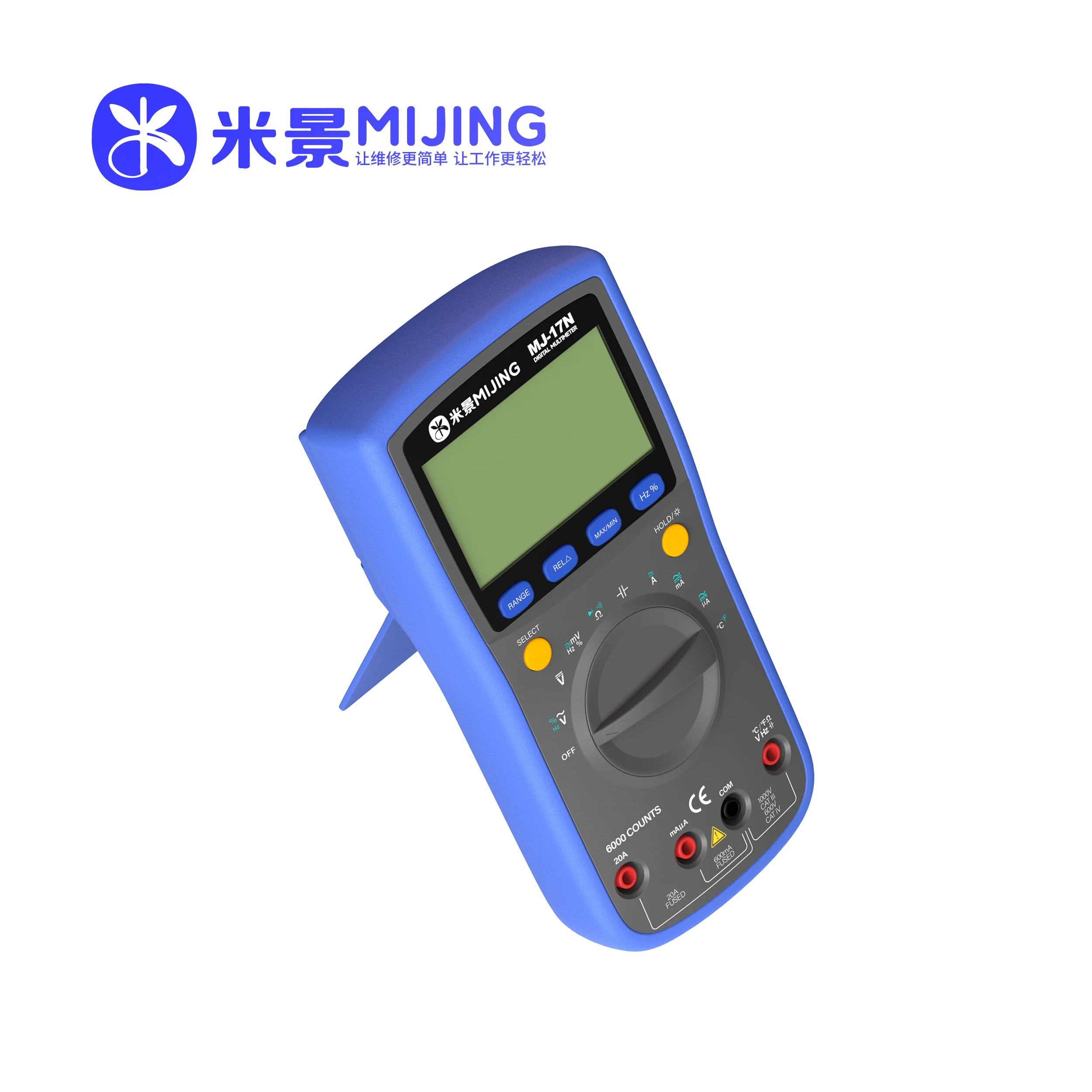 Mijing MJ-17N Auto Range LCD Display Multimeter Digital Multimeter Automatic Digital Instrument Tester for Repair hand Tools set