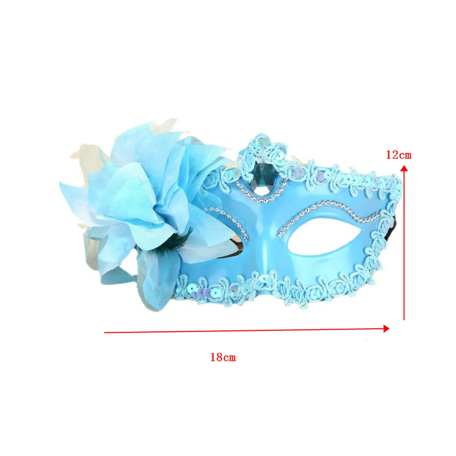 Princess Mask Masquerade Large Lily Mask Prom Princess Sexy Dress Up  Venetian Party Carnival  For Men And Women